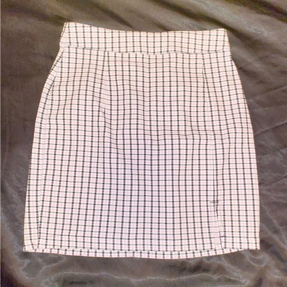 ✨2for22$ Plaid skirt with a slit - Picture 1 of 5